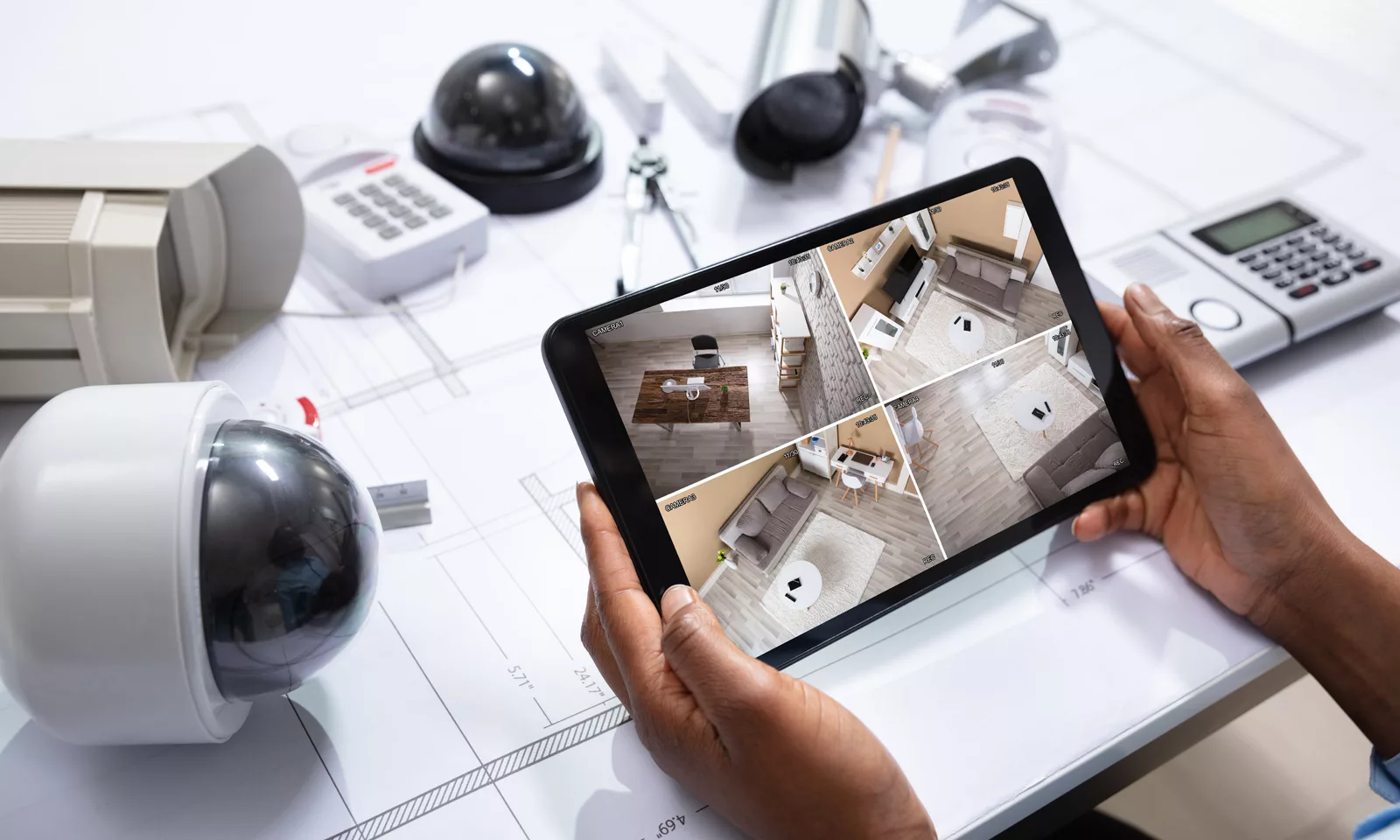 CCTV camera installation technician