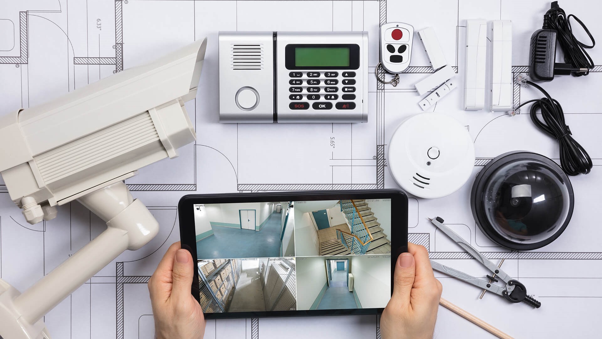 Security camera installation